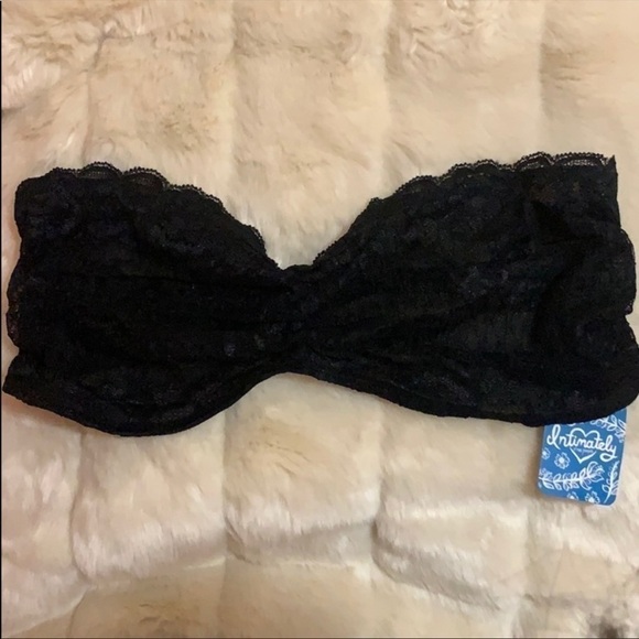 Free People Lace Essential Strappy Black Women's Bandeau Multiple Sizes NWT - Picture 6 of 6